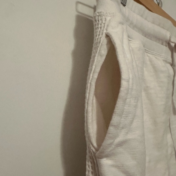 Marc New York cotton white, mesh-panel active skirt w/ drawstring & pockets - S - Picture 6 of 8